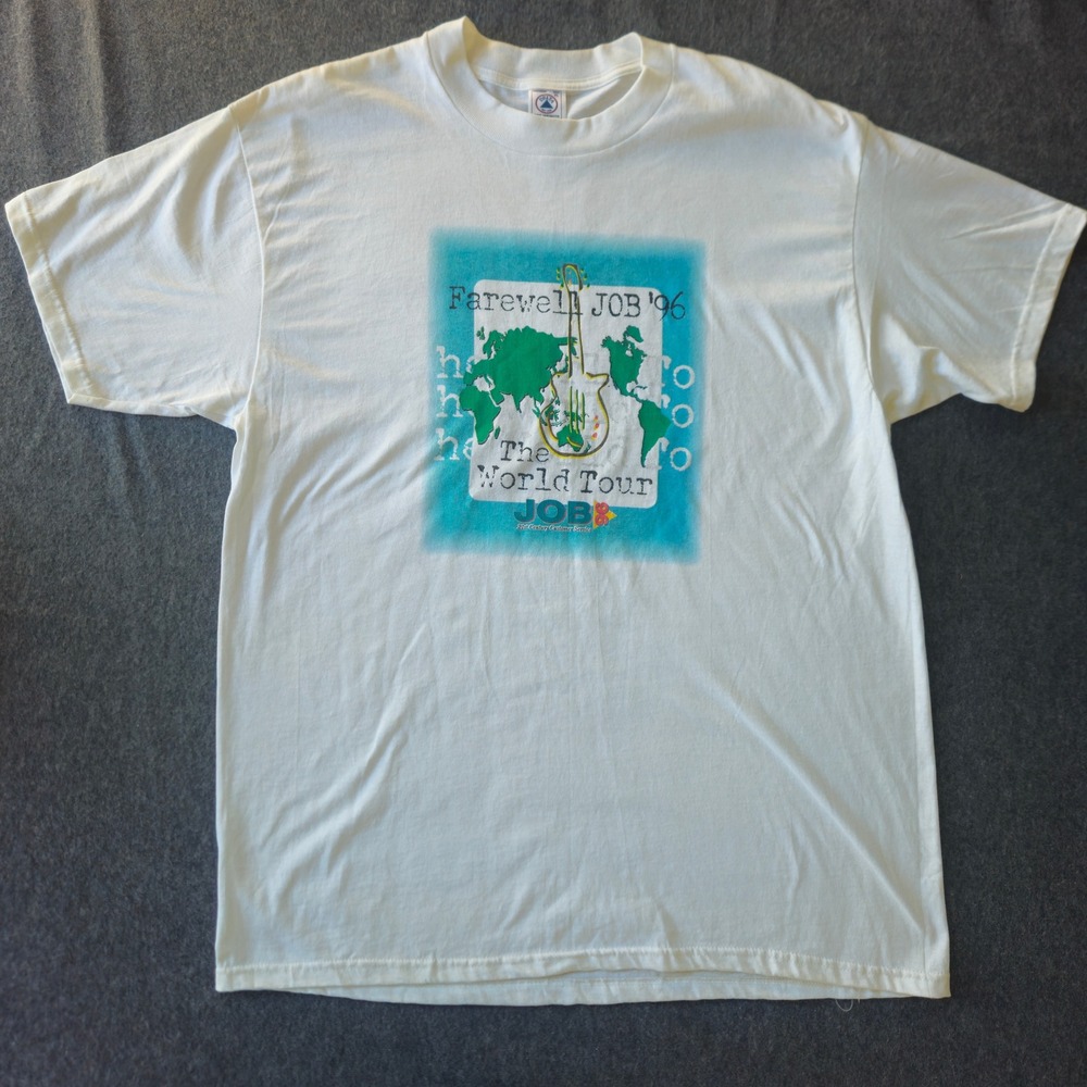 Vintage 1996 Delta Pro Weight Farewell JOB World Tour T-Shirt XL Single Stitch